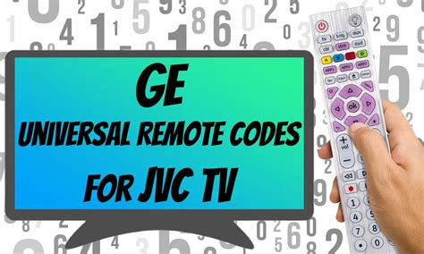 JVC TV Universal Remote Codes & Program Guide [2024].